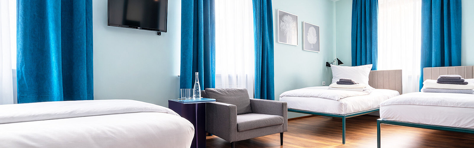 preiswertes Classic Hotelzimmer für 3 Personen in München