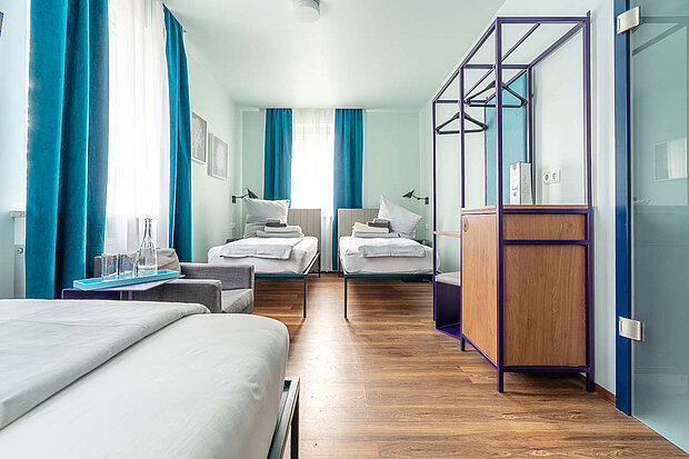 Classic Dreibettzimmer für günstige Übernachtungen mit 3 Personen