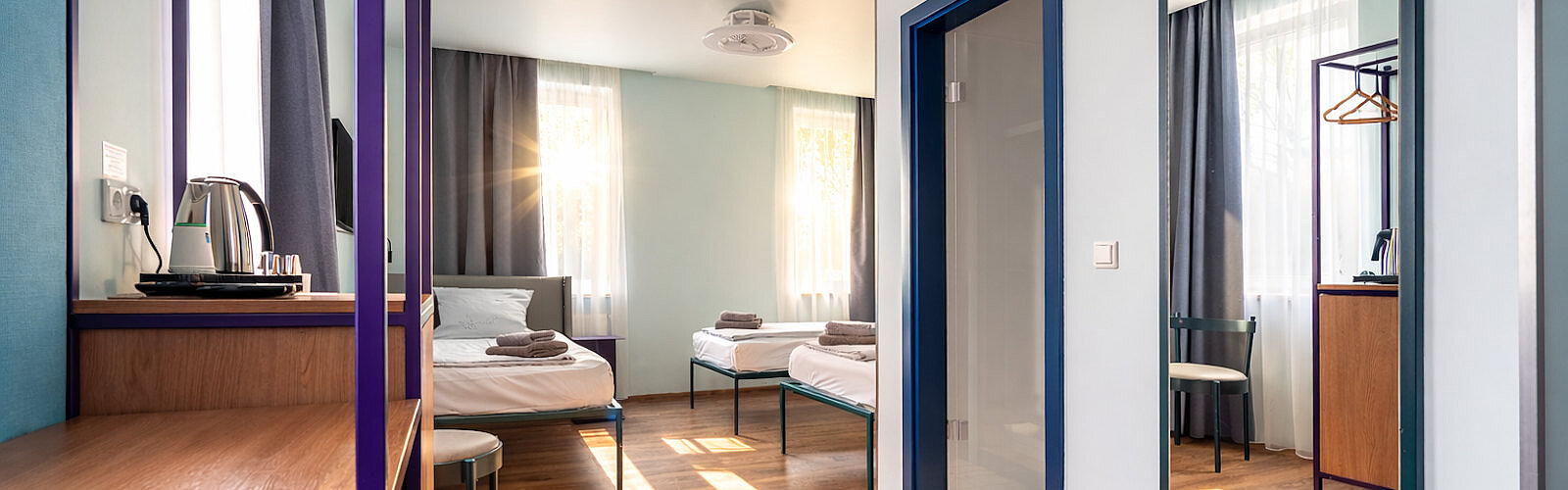 preiswertes Dreibettzimmer / Hotelzimmer in München - Economy Dreibettzimmer