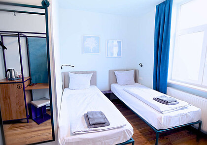 Komfortabel ausgestattete Economy Doppelzimmer in München