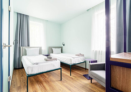 Economy Doppelzimmer für günstige Übernachtung in München - sogar mit Komfort