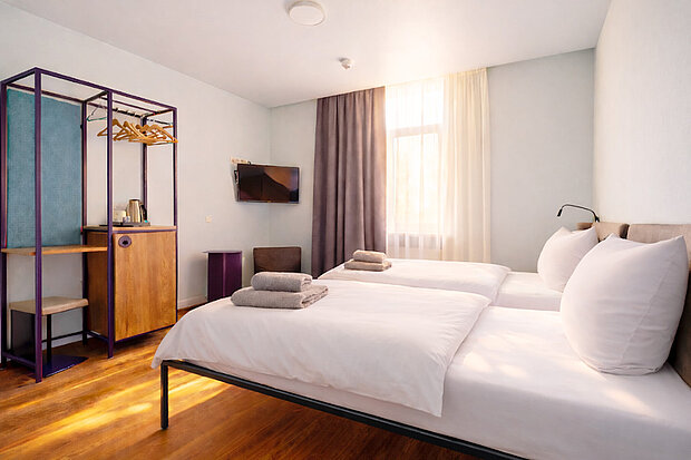 Preiswertes Classic Doppelzimmer / Hotelzimmer in München