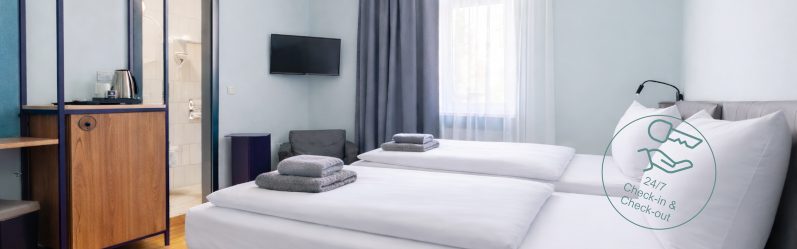 Online-Buchung preisgünstiger Hotelzimmer in München
